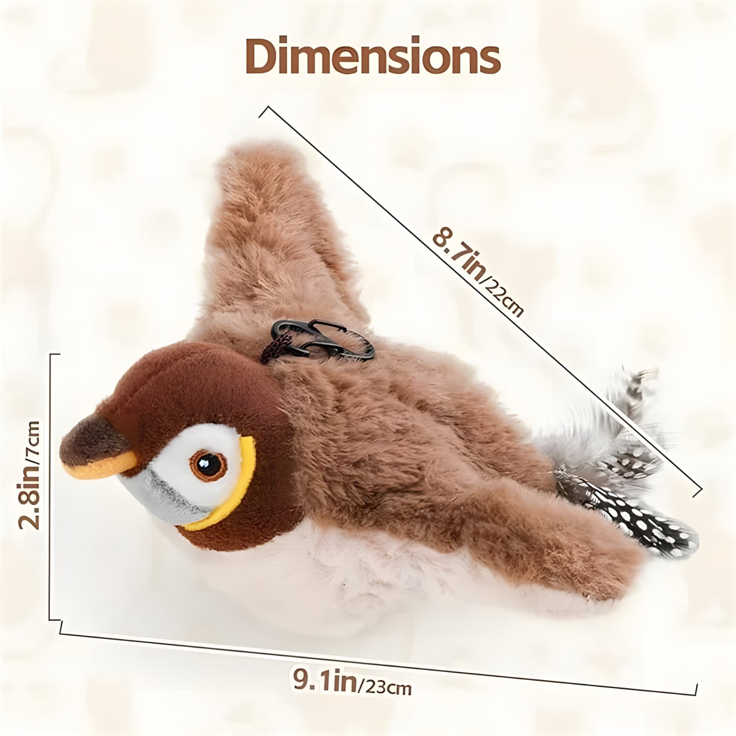 Interactive Flapping Bird Toy