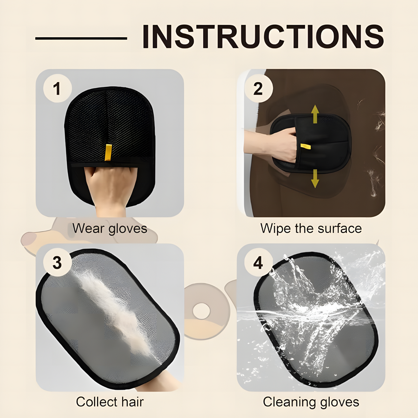 Pet Hair Removal Glove
